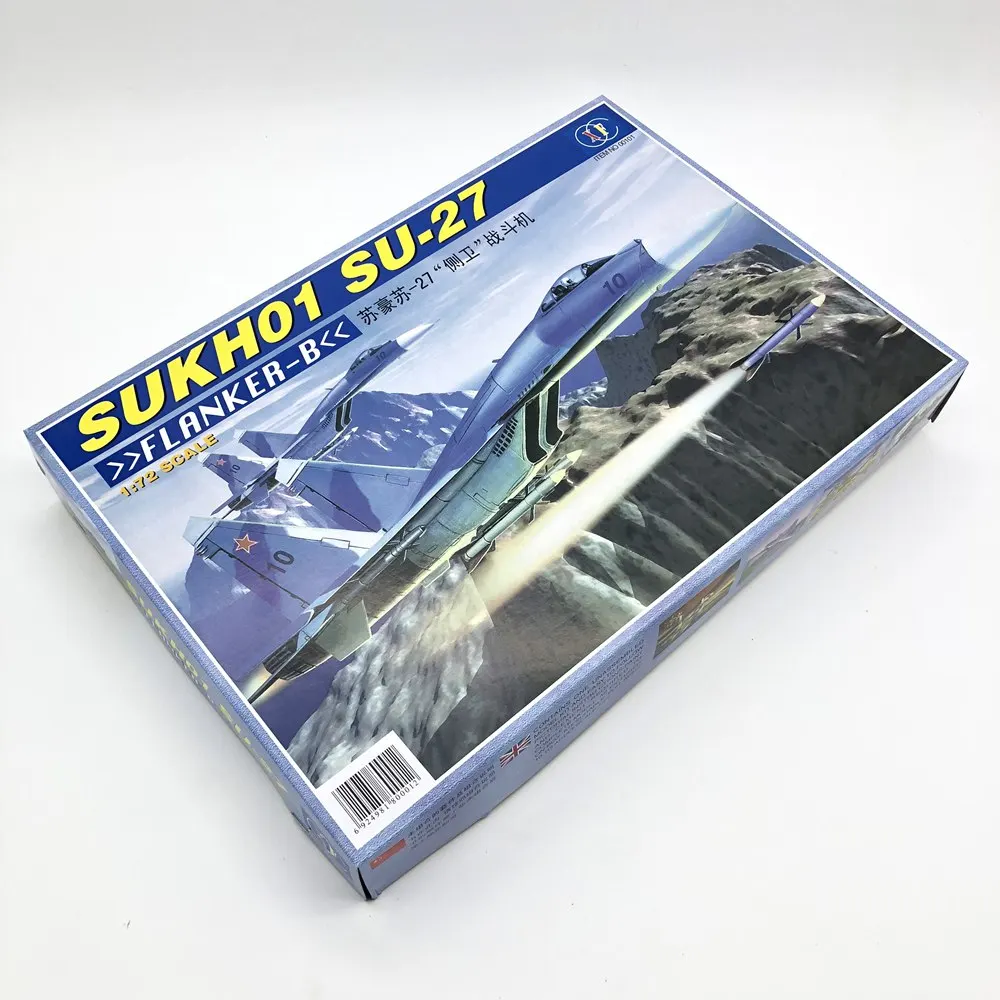 DIY 1:72 Статическая модель самолета su27 Flanker Jet игрушка боец хобби 00101|Вертолеты