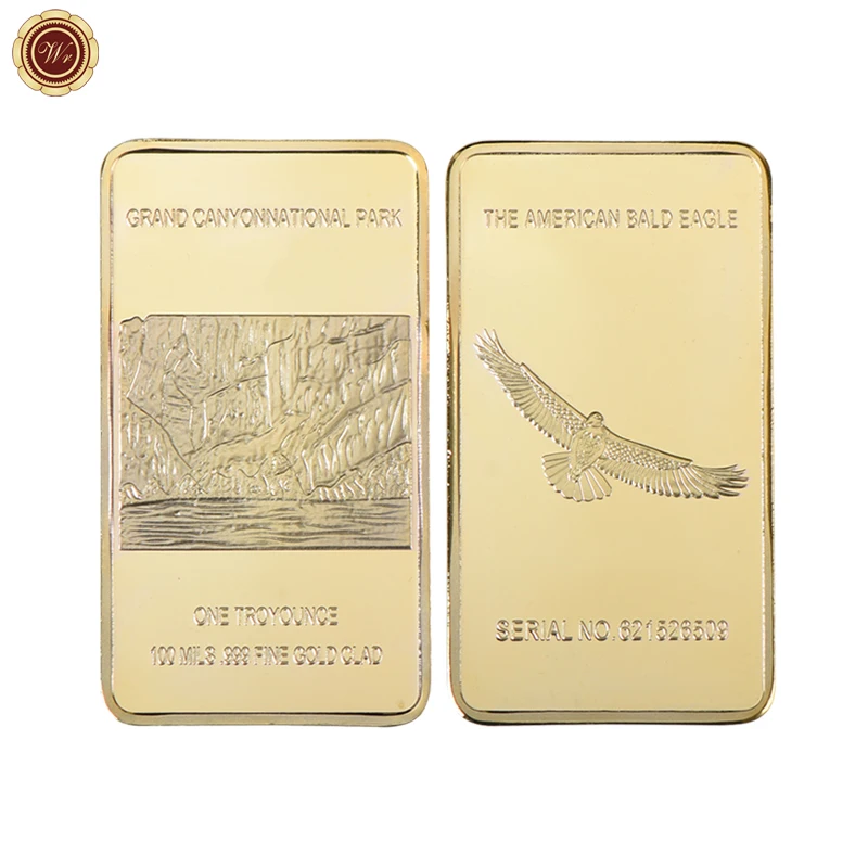 WR Goldbarren коллекционные монеты America позолоченная монета сувенирные подарки для