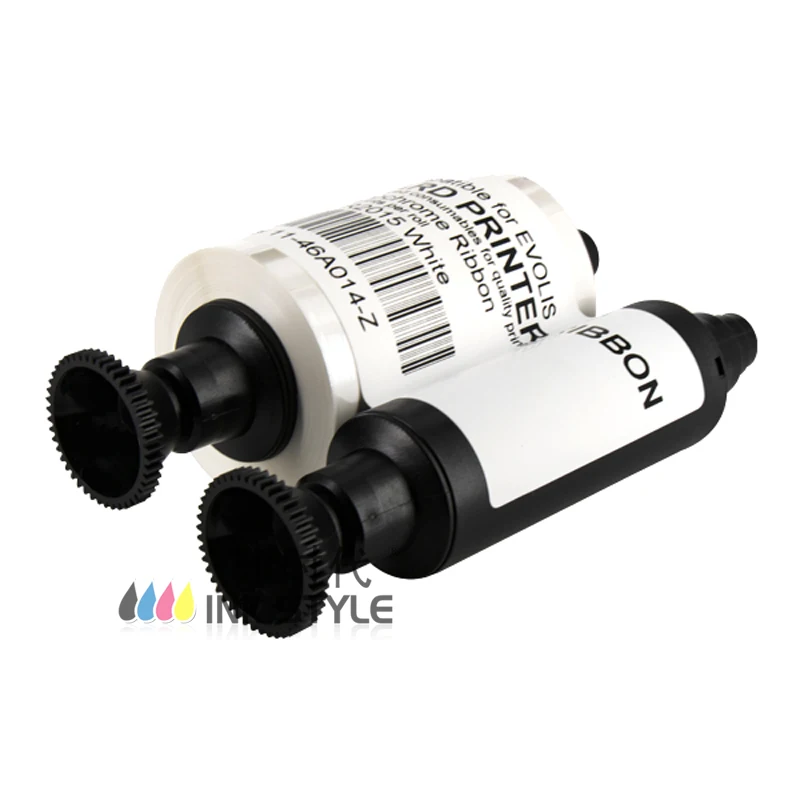 Упаковка из 5 шт. универсальных R2015 белых лент 1000 принтов для карточного принтера