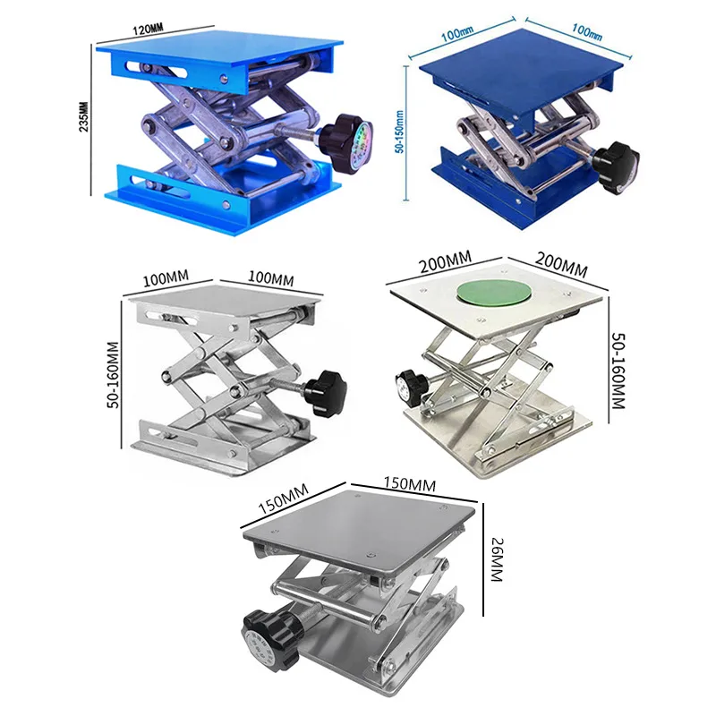 

Metal Lift Table Lab Stand Lifter Lifting Jack Platform Lifts Household Lifting Table Experimental Lift Crane Manual Lifter