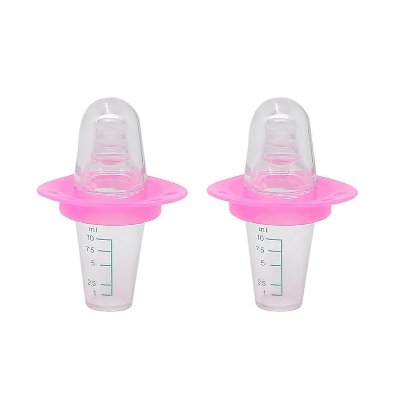 

2pcs Baby Liquid Medicine Dispenser Baby Newborn Infant Pacifier Feeder