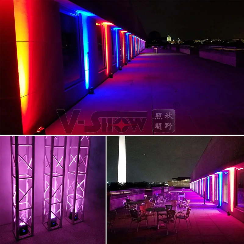 8 шт с зарядом чехол Батарея Беспроводной СВЕТОДИОДНЫЙ торшер Dmx Wi-Fi пульт для