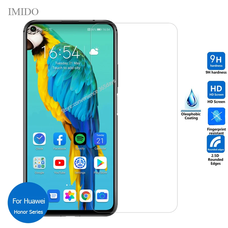 2 шт протектор экрана из закаленного стекла для Huawei Honor 30С отсчетом Nova 8 Se 7Se 5G P40 Lite