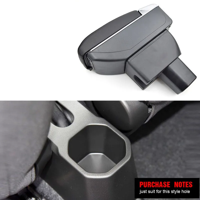 Для Ignis подлокотник коробка зарядка через usb увеличивает двухслойный центральный