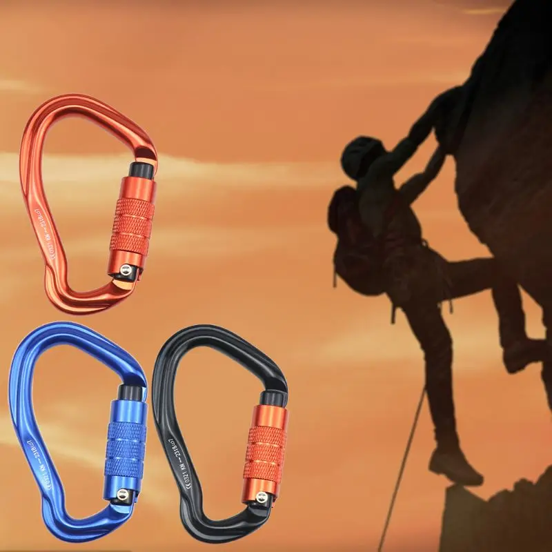 23KN альпинистский карабин грушевидной формы наружное защитное оборудование