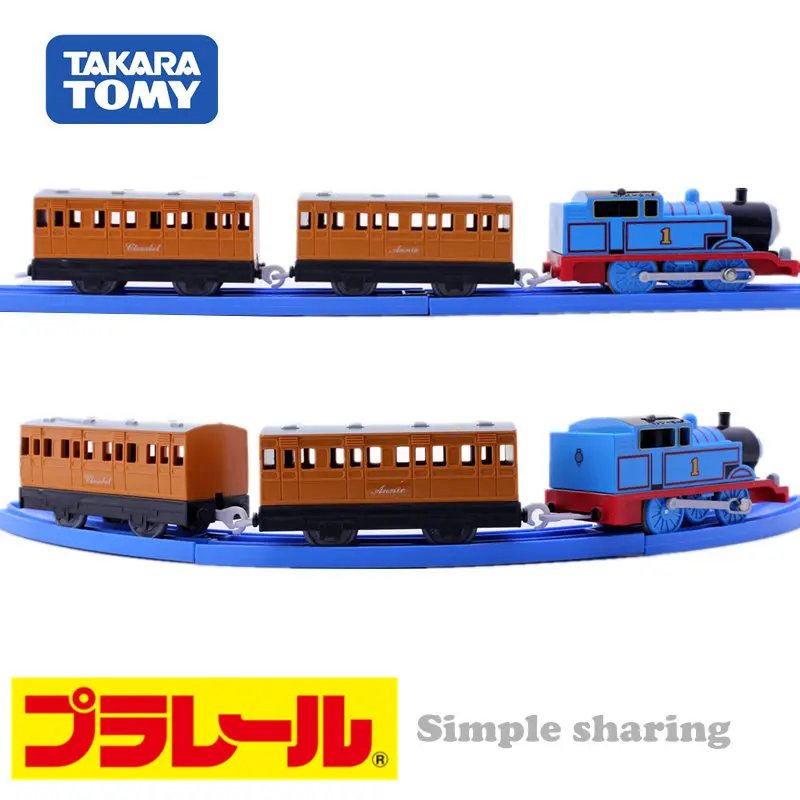 Takara Tomy Pla Rail Plarail Train &amp Friends TS-01 Thomas Japan Railway моторизованный Электрический Паровозик