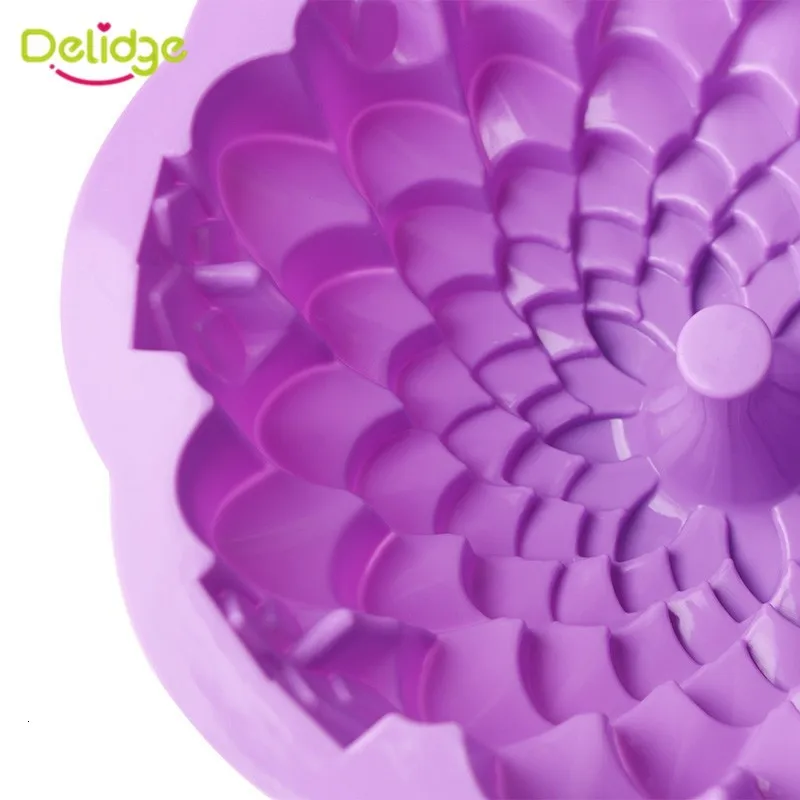 Delidge 1 шт. большая Маргаритка силиконовая форма для торта 3D шоколадная помадка форма для выпечки торта DIY Креативные Свадебные инструменты для выпечки кондитерских изделий