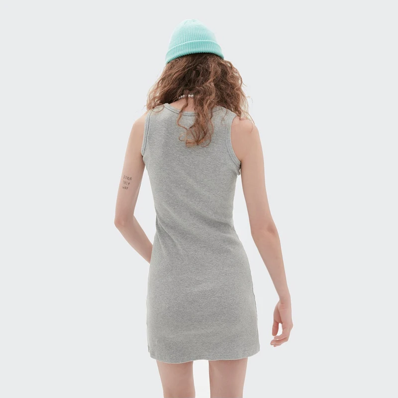 

Alixman Women's Suspender Dress Hip Slim Fit Sexy Vest Skirt Women's Sports Skirt Black and Gray 6202gs21