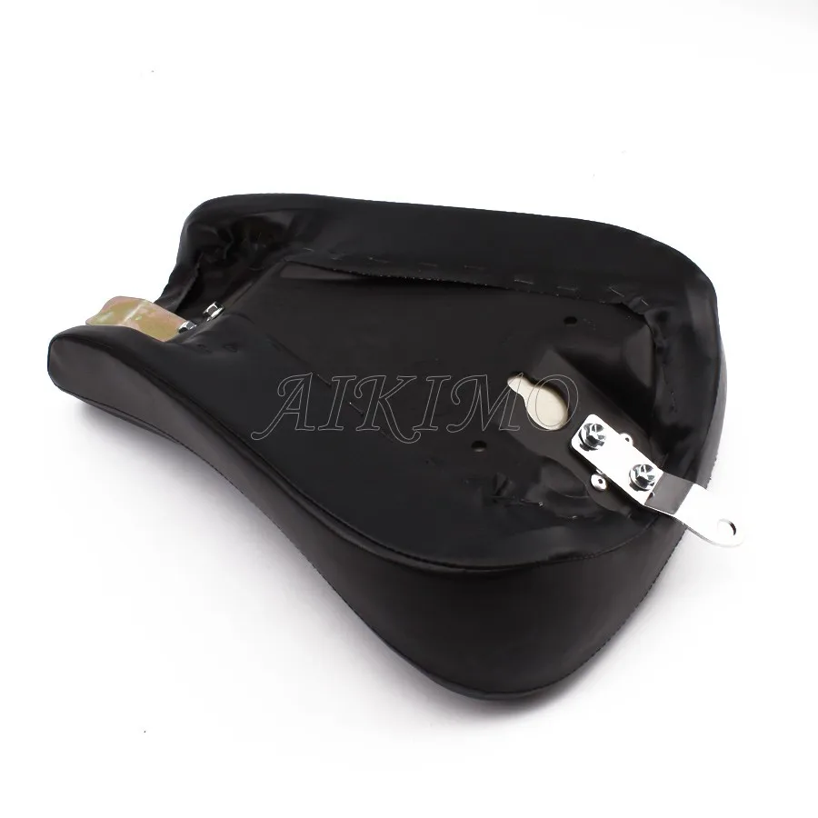 Черные Мотоциклетные аксессуары передняя Кожаная подушка для водителя сиденья