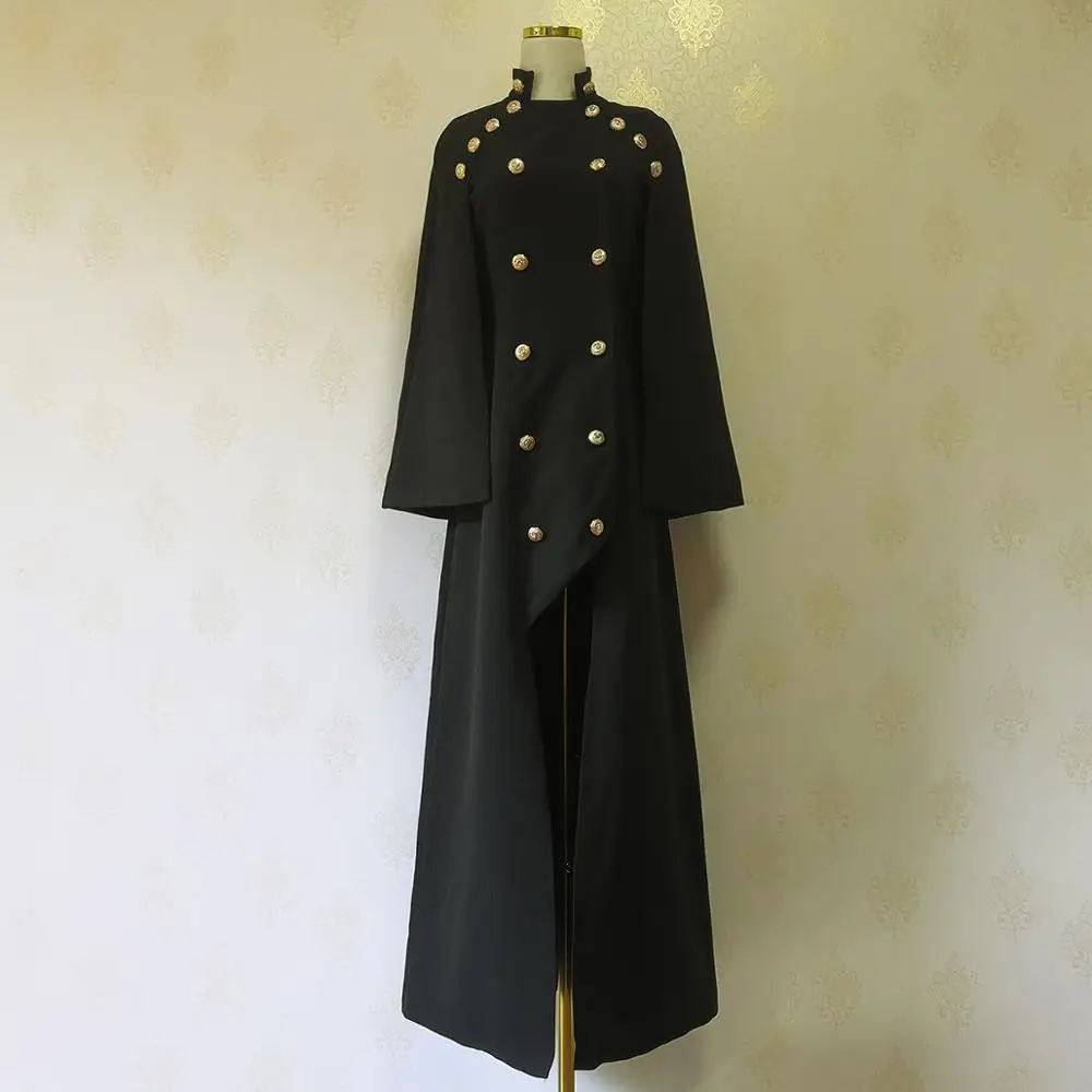 

VERDEJULIAY Designer Fashion Cloak Dress Women Autumn Winter Party Dress Black White Button Split Irregular Elegant Office Dress