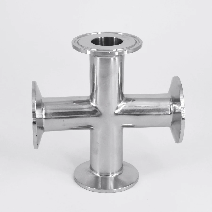 3/4 &quot19 мм Труба OD x 1 5&quot Tri Clamp Cross 4 пути сплиттер SUS 304 нержавеющая санитарная