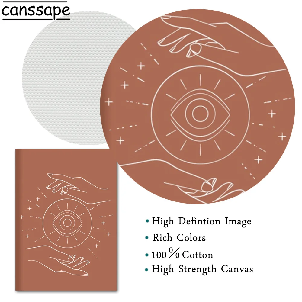 Настенные постеры в стиле бохо абстрактная линия искусство печать на холсте
