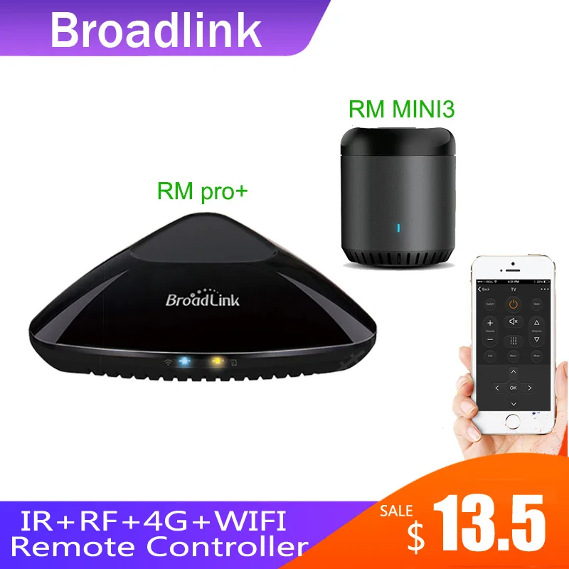 Универсальный Интеллектуальный пульт дистанционного управления Broadlink RM PRO +