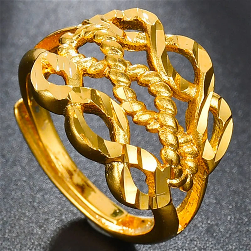 Винтажное женское кольцо в стиле панк рок свободного размера роскошные кольца