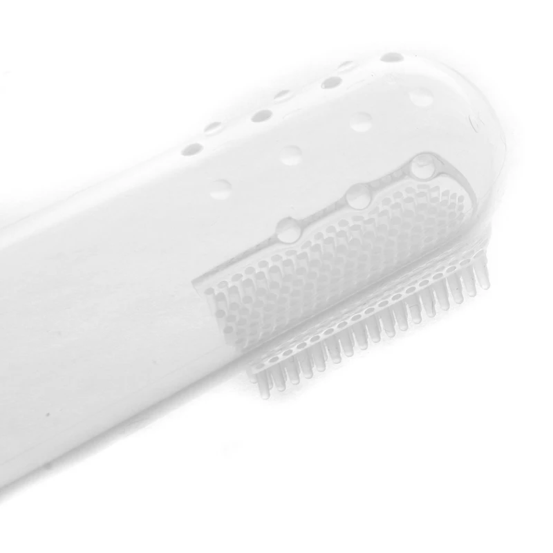 Cepillo de dientes de silicona suave para beb&eacute; reci&eacute;n nacido, cepillos de dientes de seguridad para beb&eacute;, Biter con herramientas de limpieza de dientes suaves para beb&eacute;-4