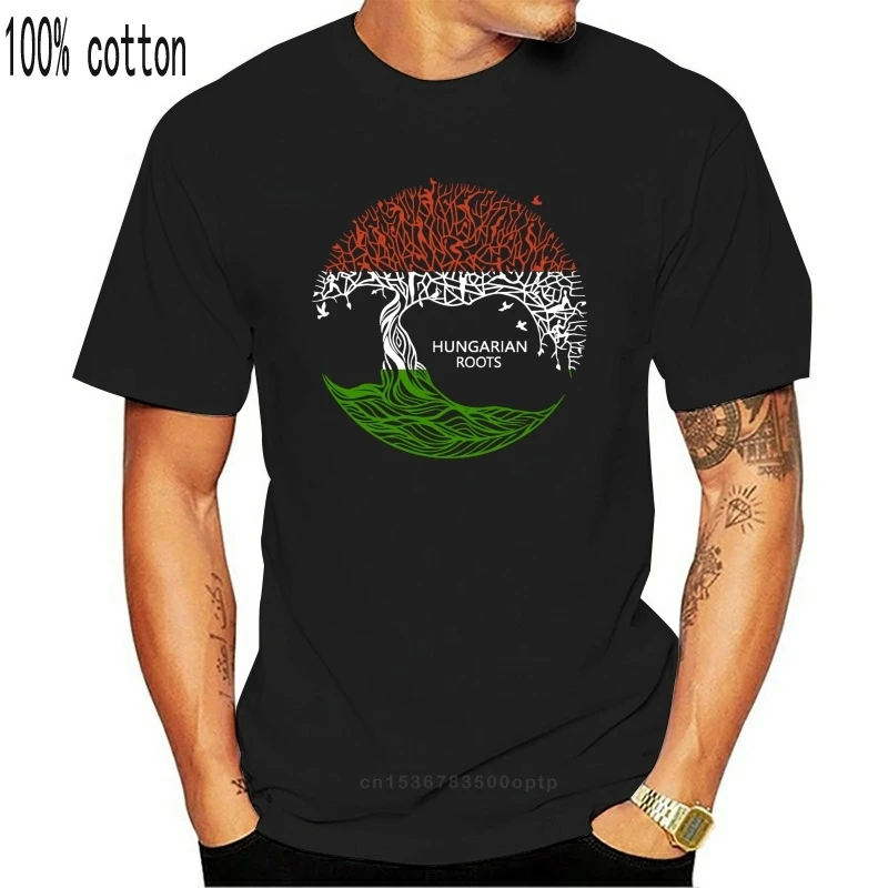 

New Hungarian Roots Flag Pride Tree Hungary T-Shirt