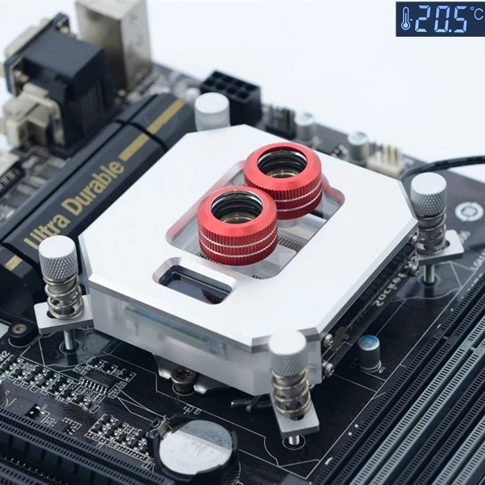 FREEZEMOD компьютер intel водяной ЦП кулер блок 2020 ЖК дисплей температуры VA экран RGB