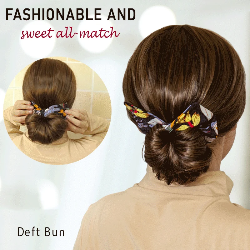 

Deft Bun 1/2pcs Fashion Hair Bands Women Summer Knotted Wire Headband Print Hair Accessories MA