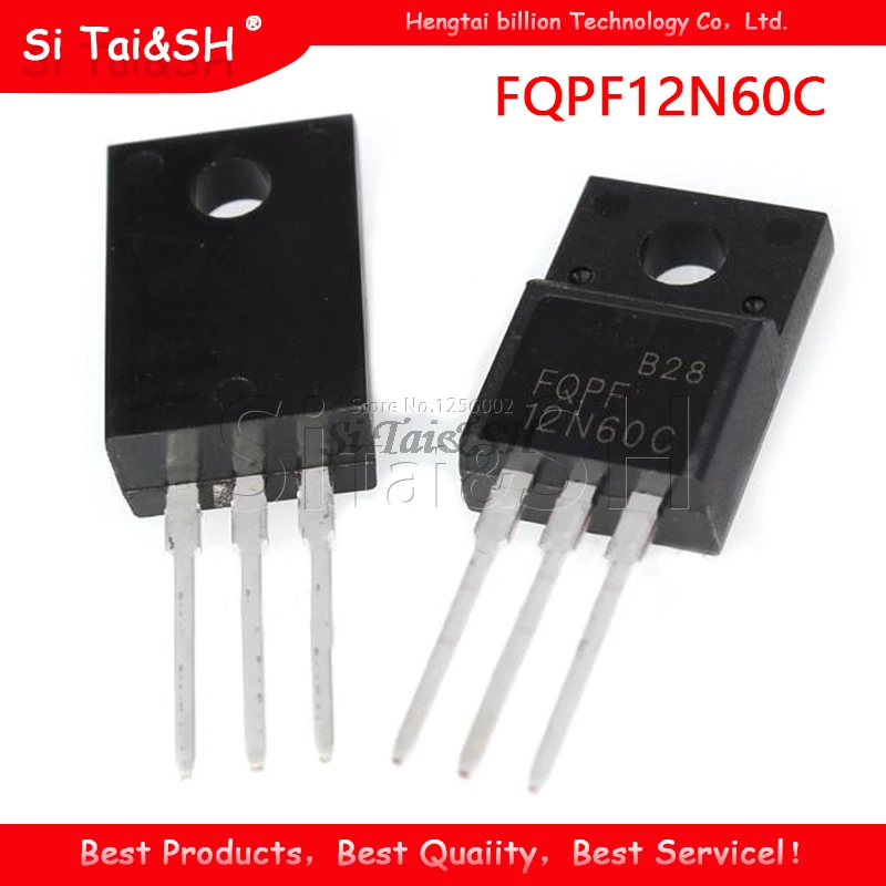 

10PCS FQPF12N60C TO-220F 12N60C 12N60 TO220 FQPF12N60 TO-220 new MOS FET transistor
