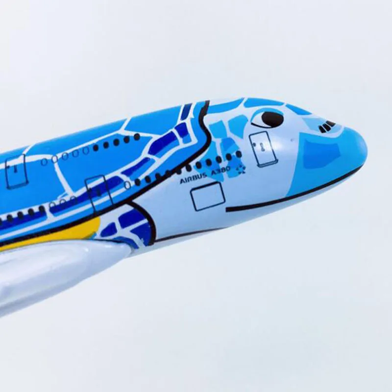 14 см 1/500 масштаб A380 380 Japan ANA Airlines голубая черепаха Lani модель самолета сплав самолет
