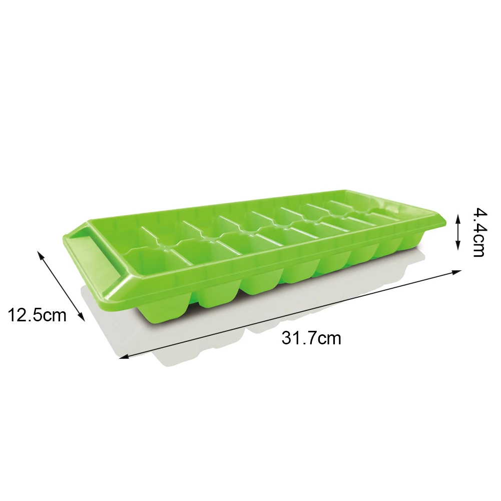 Форма для подноса кубиков льда с 16 отверстиями легко снимается большая форма