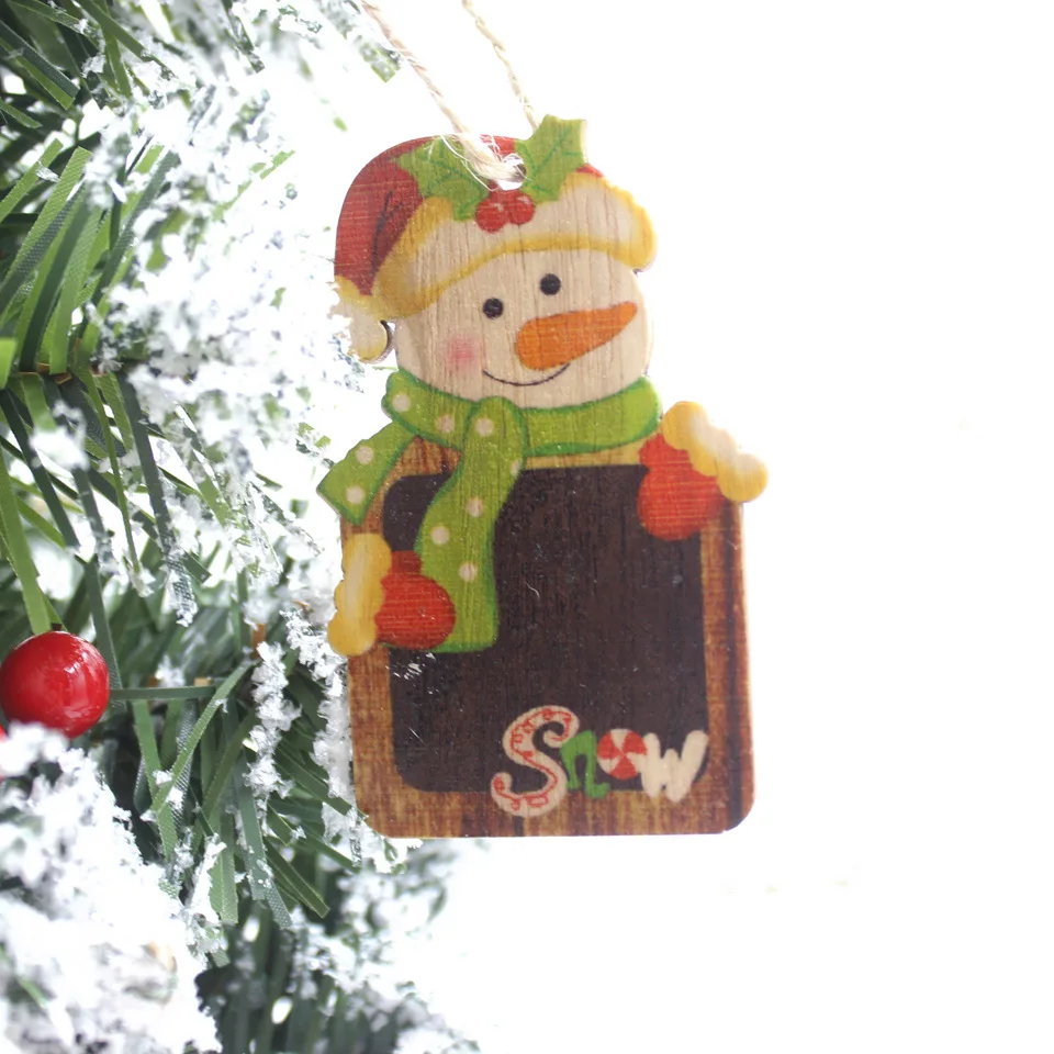 3 шт. декоративная подвеска для новогодней елки из натурального дерева | Дом и сад