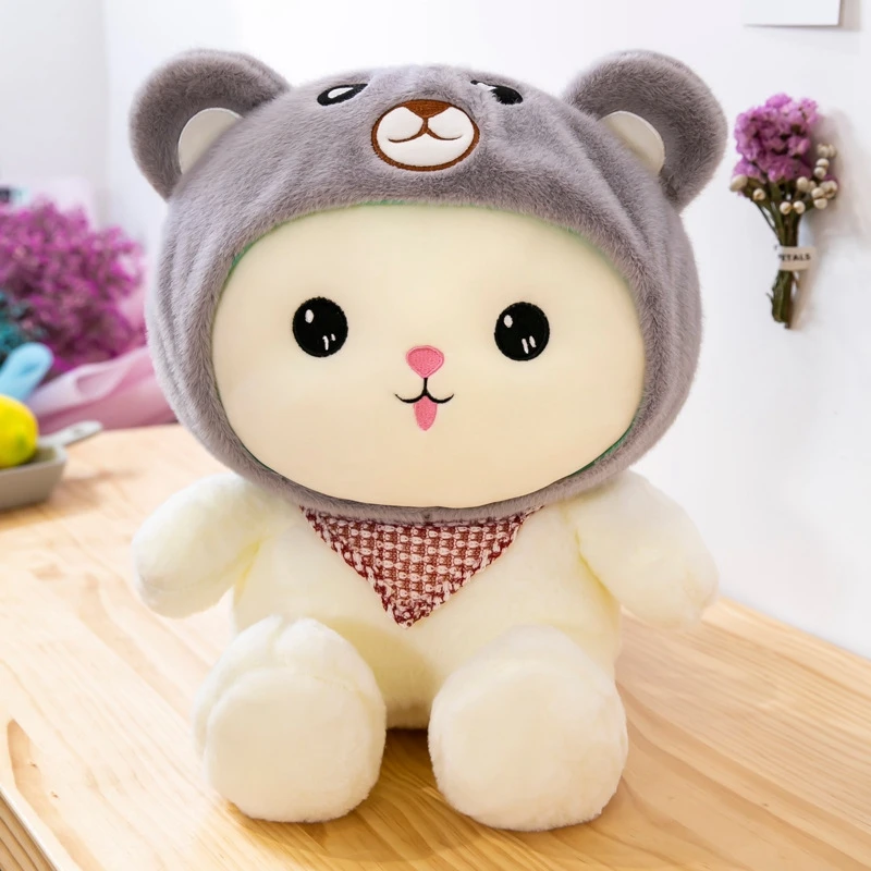 

Baby Children's Accompany Plush Cartoon Bear Dinosaur Rabbit Dolls Toys Animal Cute Birthday Gifts