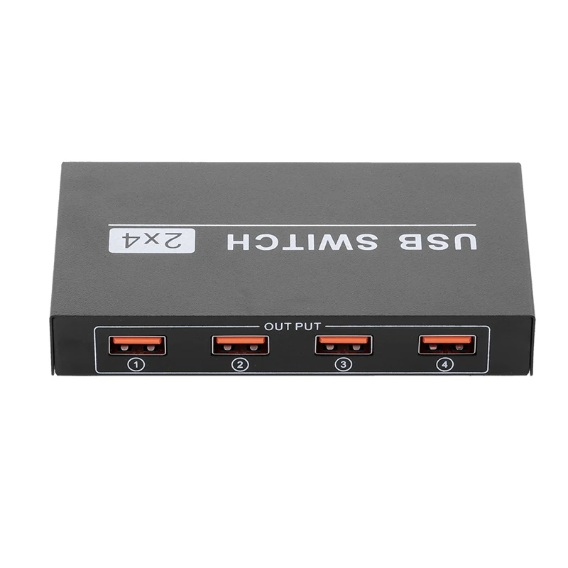 Usb коммутатор 2X4 периферийный 2 компьютера разделяющие 4 usb устройства Usb2.0
