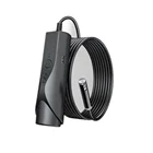 Эндоскоп с двойным объективом 8 мм, Wi-Fi, 1080P, HD-камера, автофокус, IP67, водонепроницаемый беспроводной бороскоп для Android, Iphone, iOS, с 8 светодиодами