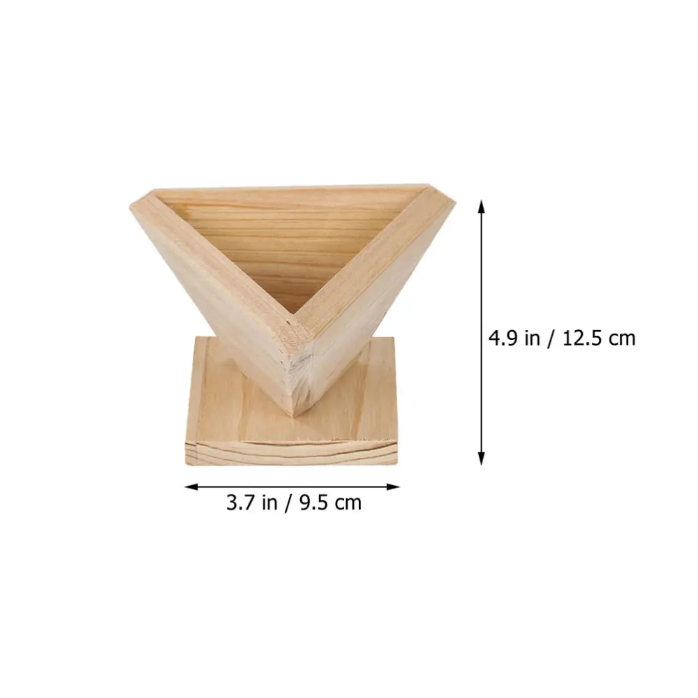 

2Pcs DIY Tools Wood Triangular Rice Moulds Kitchen Accessories (Wood Color)