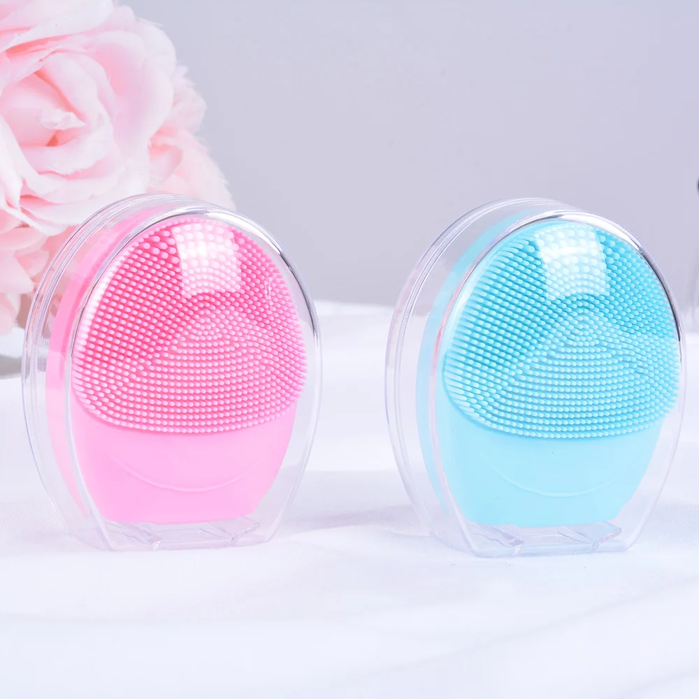 Мини USB электрическая Очищающая щетка для лица foreoing силиконовый Ультразвуковой