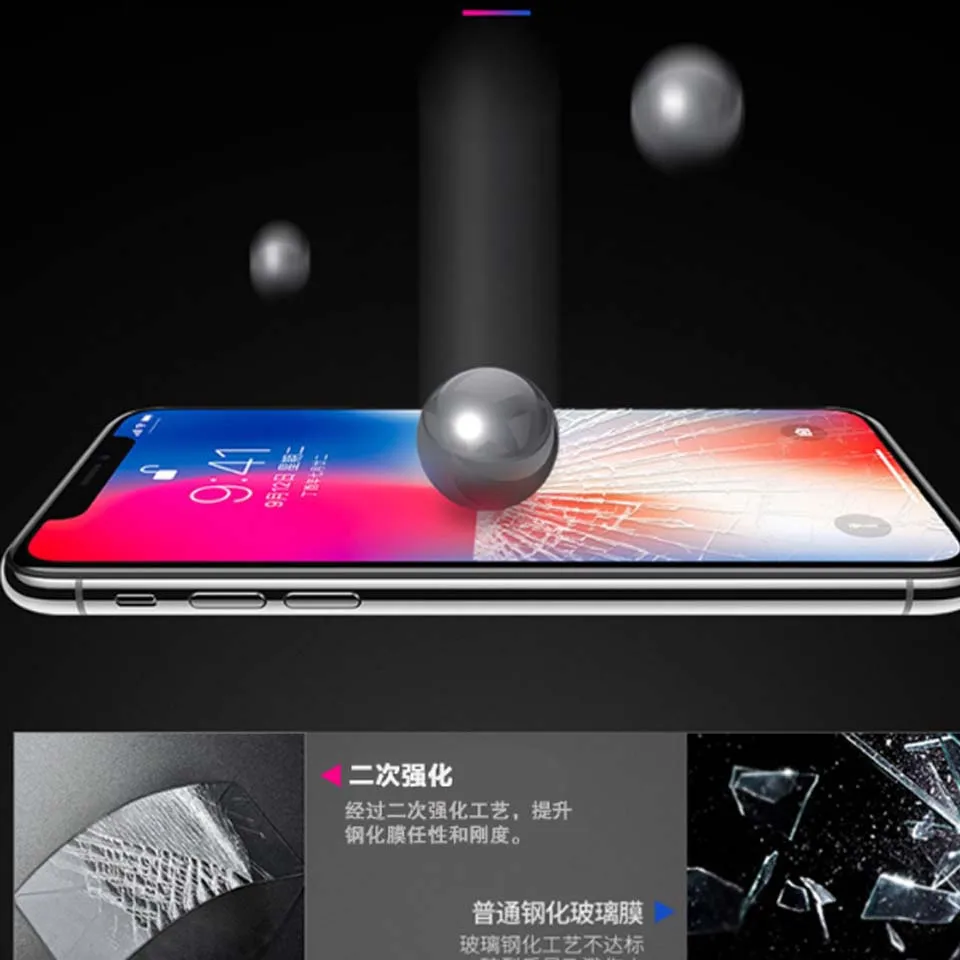 50 шт./партия 9D изогнутое закаленное стекло для Motorola MotoOne Vision Zoom Macro Action Screen Protector Moto