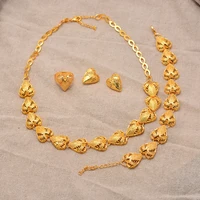ethiopian africa bride jewelry sets for women girls wedding party jewelry set heart necklace necklace statement necklace