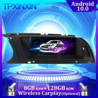 android 10 0 8g128g for audi a4 2013 2015 carplay ips multimedia player stereo tape recorder gps navi auto radio head unit dsp