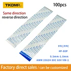 100 шт плоский гибкий кабель FFC FPC LCD кабель AWM 20624 80C 60 в  1,0 мм 4568101214161820157 Pin