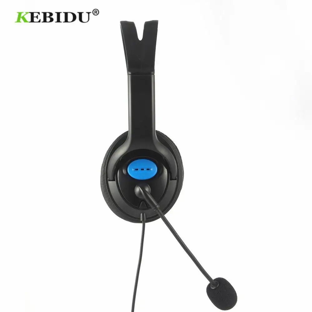 KEBIDU проводные компьютерные ПК Игровые наушники с микрофоном аудио бесшумный