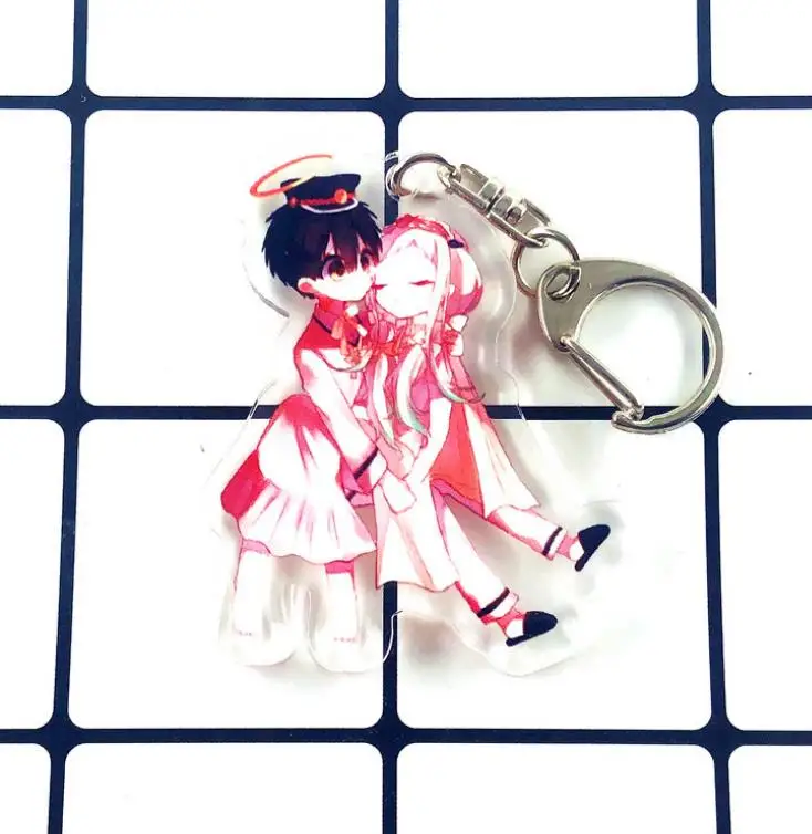 

1Pcs New Anime Toilet-bound Hanako-Kun Acrylic Keychain Toilet Bound Jibaku Shounen Hanako Kun Pendant Keyring Figure Toys Gift