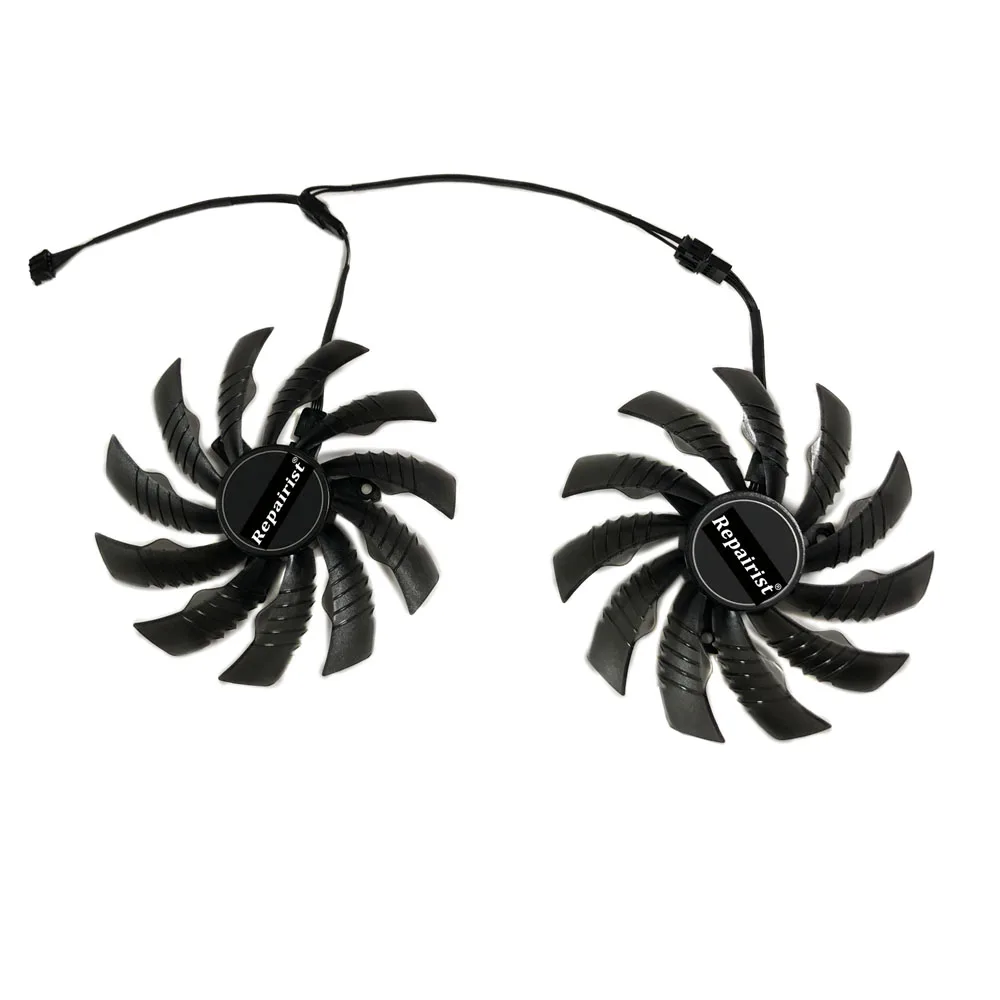 

2PCS/Set 95MM PLD10010S12H T129215SH GPU Cooler Graphics Cards Fan For Gigabyte RTX2070 GTX1660Ti GTX 1650 RTX 2060 2070 Replace