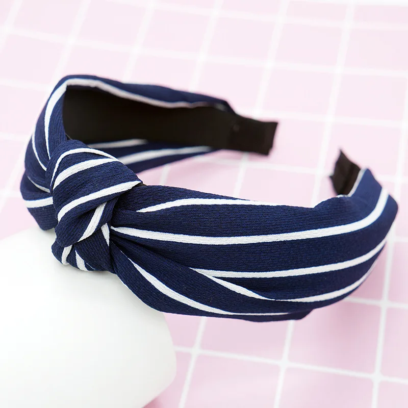 

1Pcs Top Knot Hair Bow Headband Elastic Hairband For Women Hair Accessories Flower Headband Hair Band For Girls