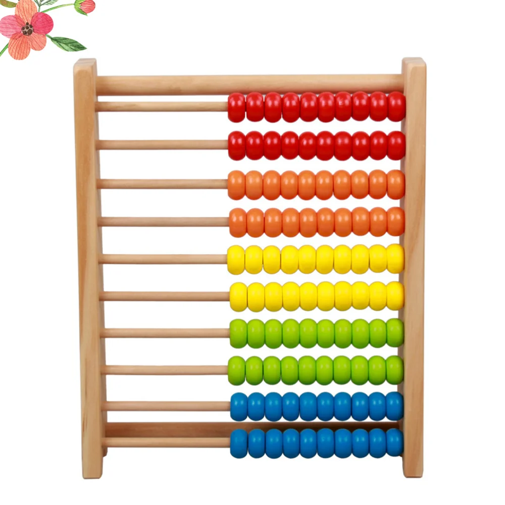 

Wooden Abacus Calculating Tool Educational Tools Preschool Supplies Colorful Numeration for Students Kids