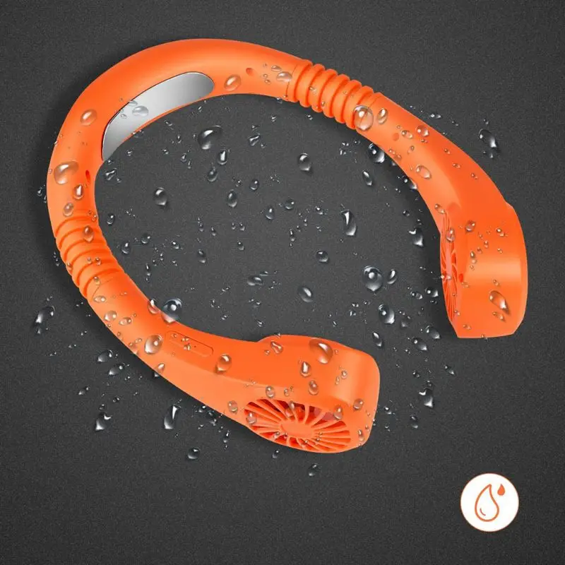 

Portable Air Conditioner Mini Cooler Fan 3 Speeds Personal Cool System Necklace U1JE