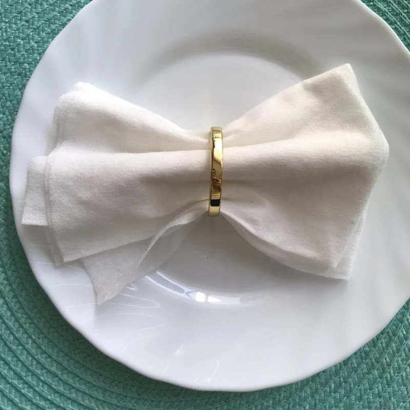 

10Pcs Napkin Rings Napkin Buckles for Party Restaurant Home Table Decor