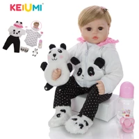 keiumi 48 cm reborn doll lifelike realistic newborn baby reborn girll give children the gift silicone bebe reborn dolls