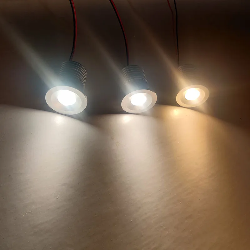 

Mini Led Lamp IP65 Spotlight Bathroom Bedroom Kitchen Stair Gallery Shop Interior Recessed Ceiling Bulb DC12V 3W