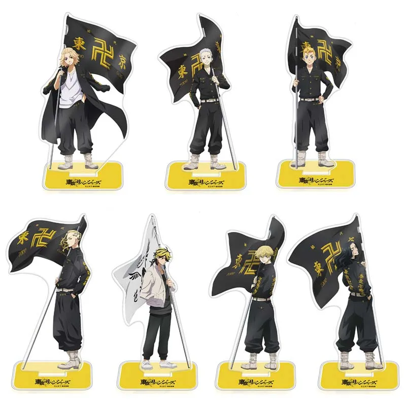 

15CM Japanese Anime Tokyo Revengers Acrylic Stand Sano Manjiro Desk Figure Model Table Plate Action Figures Animation Decoration