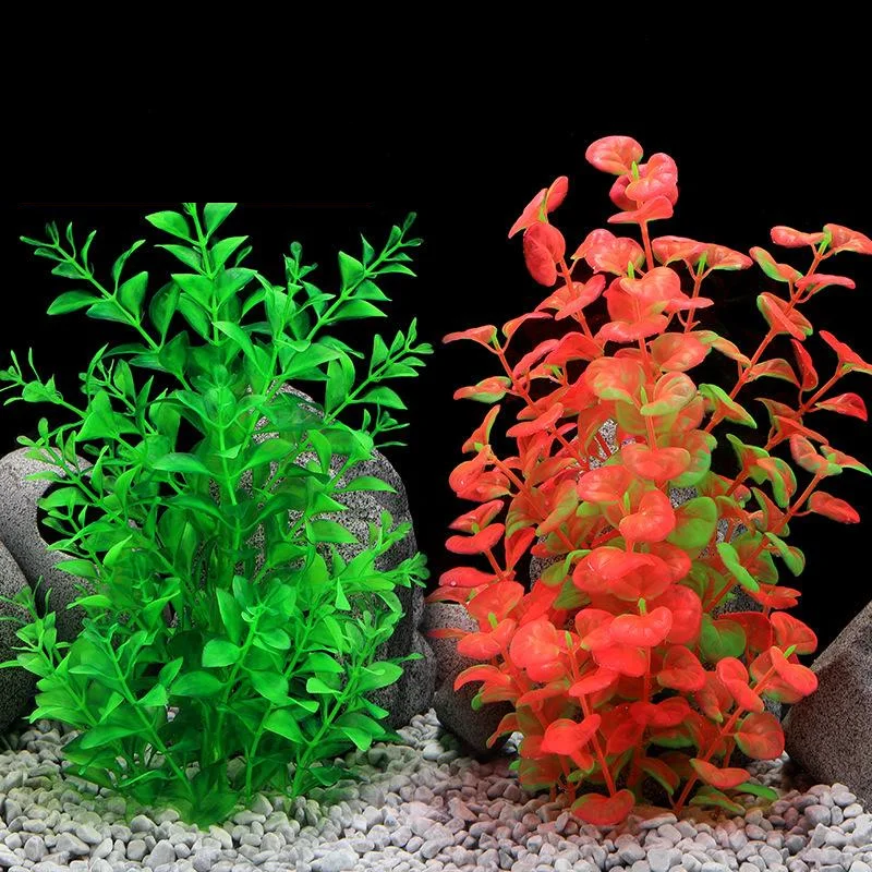 

1PC Aquarium Plants Artificial Underwater Plants Home Fish Tank Decoration Plastic Water Grass Viewing Ornament Accessories