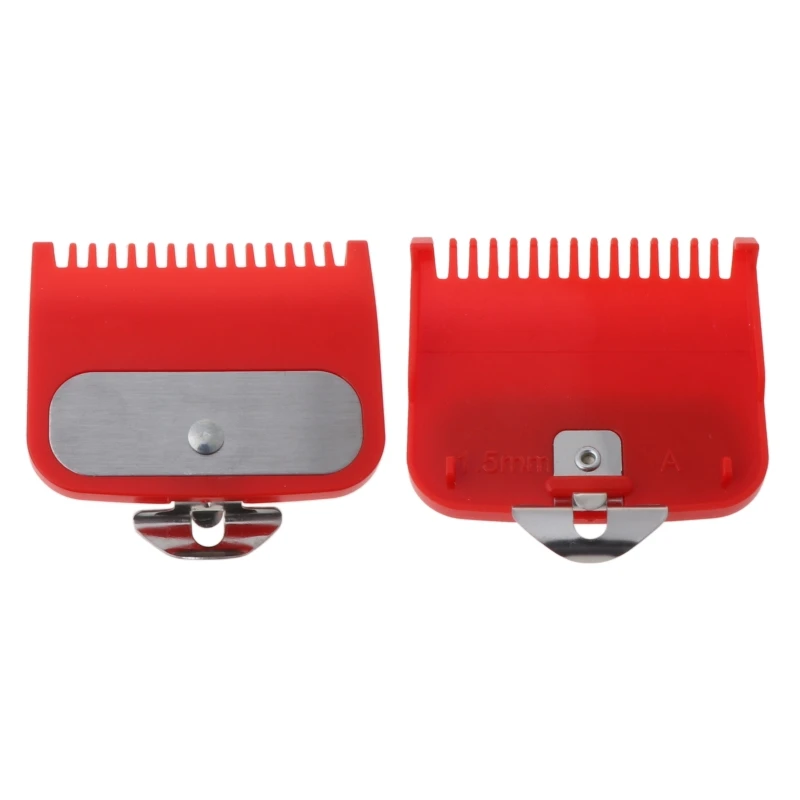 

2pcs 1.5mm 4.5mm Barber Shop Styling Guide Comb Set Hair Trimmer Attachment Hairdresser Clipper Cutting Limit Combs