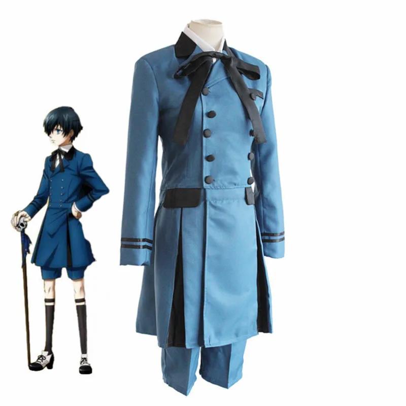 

Black Butler kuroshitsuji Ciel Phantomhive Cosplay Costume emboitement Sebasti Kuroshitsuji Aristocrat Cosplay Costume