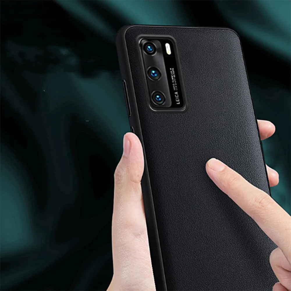 Мобильный телефон Huawei кожаный чехол для Mate P30 P40 30 nova 6 6SE 5 5i HONOR 20 V20 V30 PRO роскошный