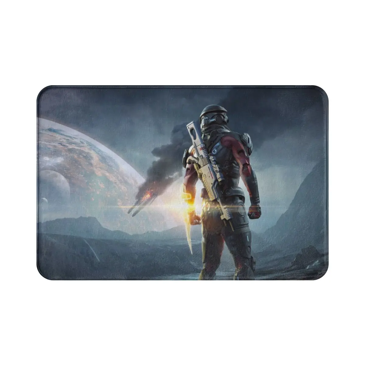 

Игровой коврик с эффектом массы, коврик для ванной, Космический Придверный коврик, кухонный ковер, коврик для входной двери, украшение для д...